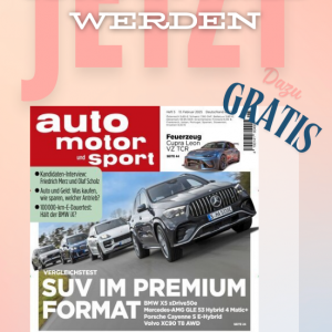 Mitgliedschaft 1 | 315,00€ netto + Gratis-Jahresabo auto motor und sport!